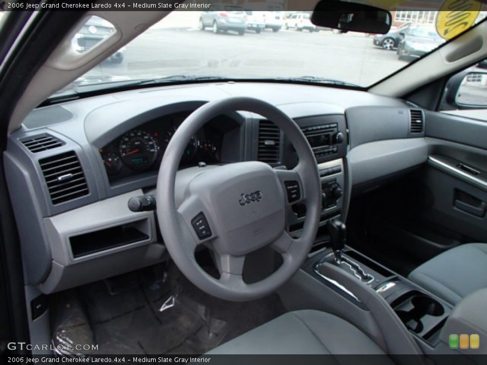 Medium Slate Gray Interior Dashboard for the 2006 Jeep Grand Cherokee Laredo 4x4 #80978343