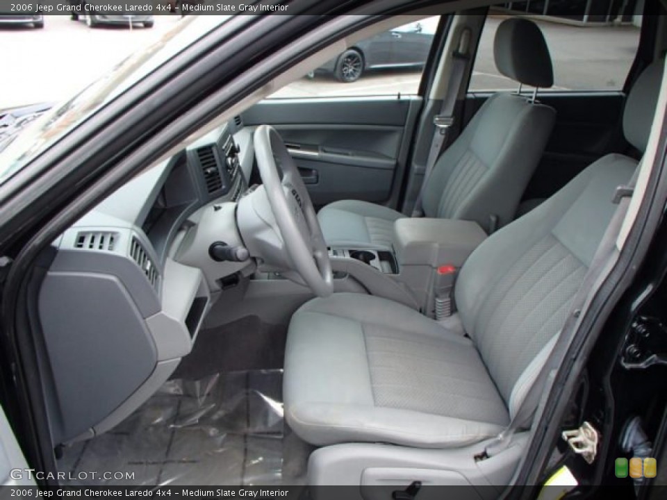 Medium Slate Gray Interior Front Seat for the 2006 Jeep Grand Cherokee Laredo 4x4 #80978364