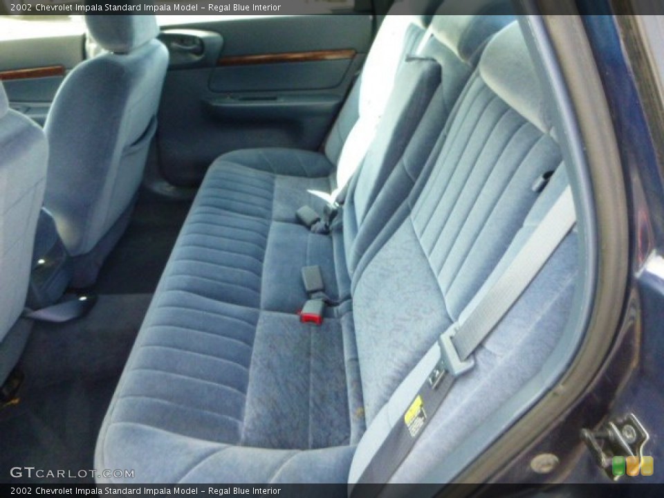 Regal Blue Interior Rear Seat for the 2002 Chevrolet Impala  #80978639