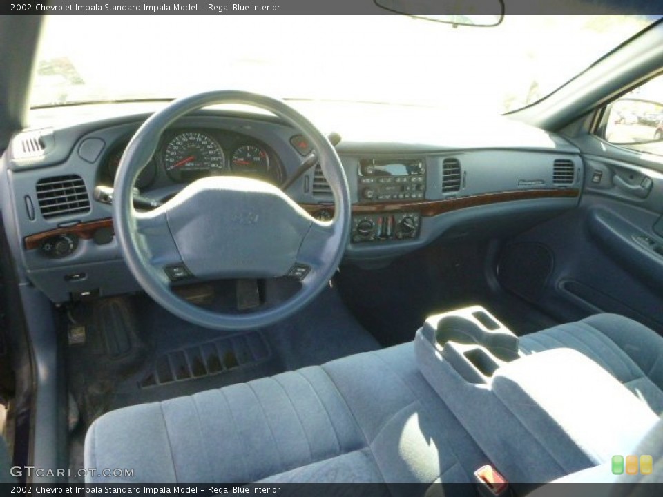 Regal Blue Interior Prime Interior for the 2002 Chevrolet Impala  #80978663