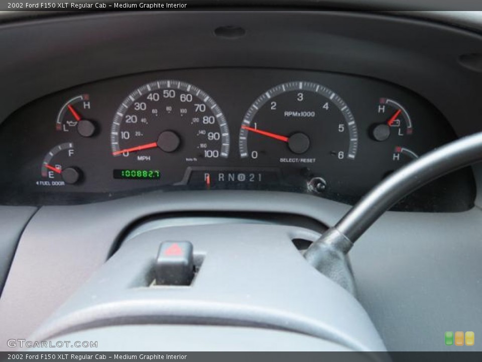 Medium Graphite Interior Gauges for the 2002 Ford F150 XLT Regular Cab #80979002