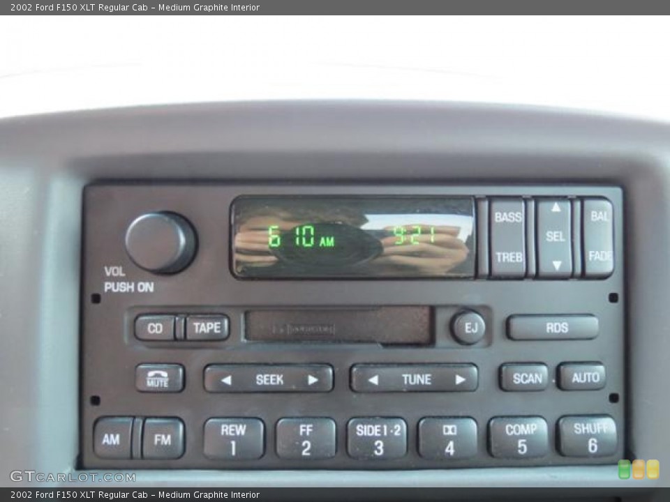 Medium Graphite Interior Audio System for the 2002 Ford F150 XLT Regular Cab #80979019