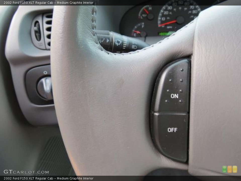 Medium Graphite Interior Controls for the 2002 Ford F150 XLT Regular Cab #80979083
