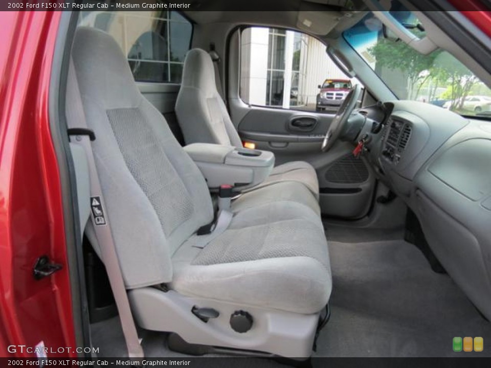 Medium Graphite Interior Front Seat for the 2002 Ford F150 XLT Regular Cab #80979281