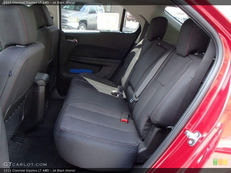 Jet Black Interior Rear Seat for the 2013 Chevrolet Equinox LT AWD #80979461