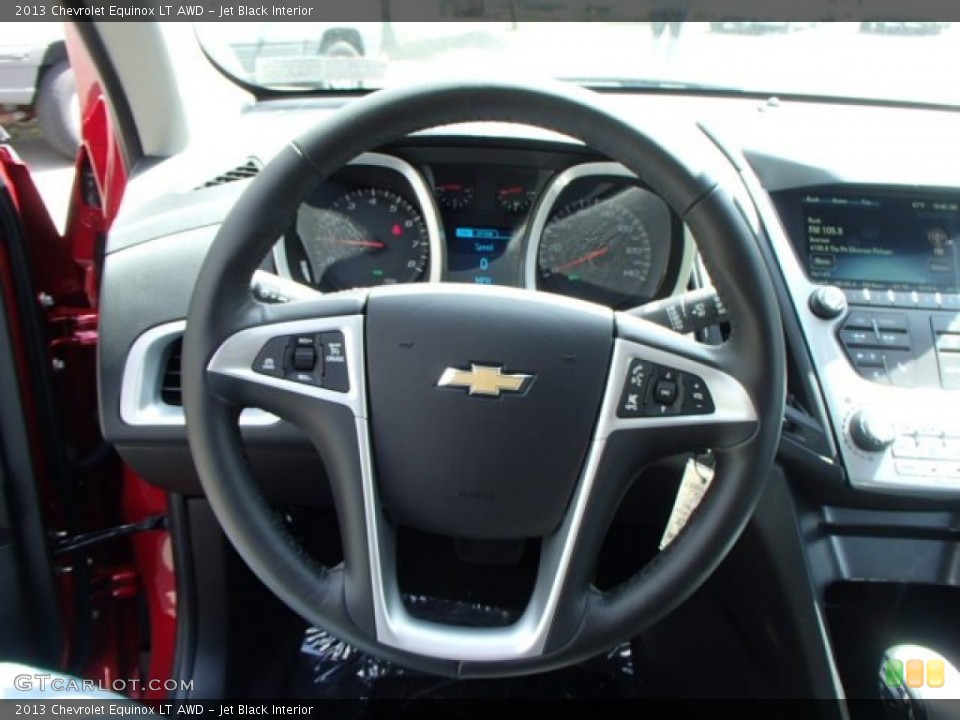 Jet Black Interior Steering Wheel for the 2013 Chevrolet Equinox LT AWD #80979561