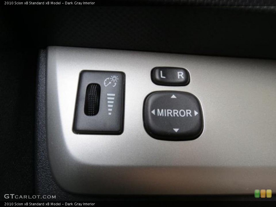 Dark Gray Interior Controls for the 2010 Scion xB  #80979977