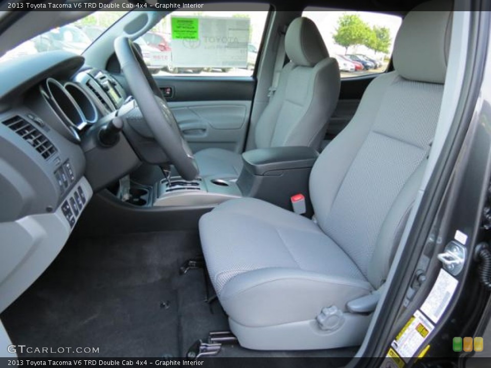 Graphite Interior Photo for the 2013 Toyota Tacoma V6 TRD Double Cab 4x4 #80980421