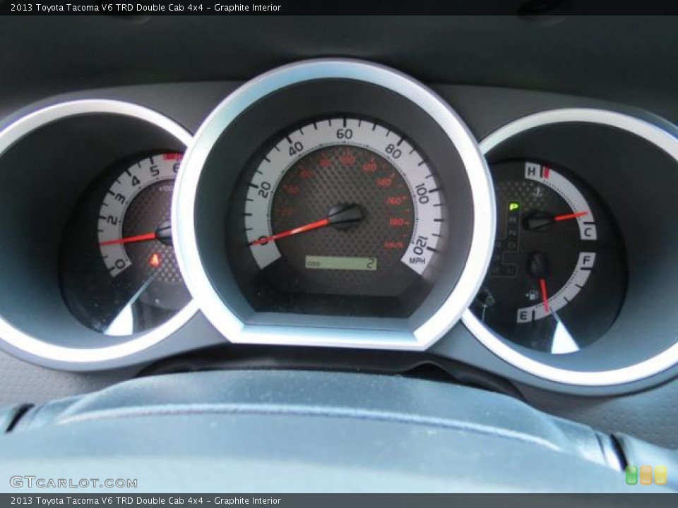 Graphite Interior Gauges for the 2013 Toyota Tacoma V6 TRD Double Cab 4x4 #80980509