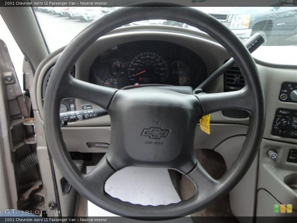 Neutral Interior Steering Wheel for the 2001 Chevrolet Astro LS Passenger Van #80980910