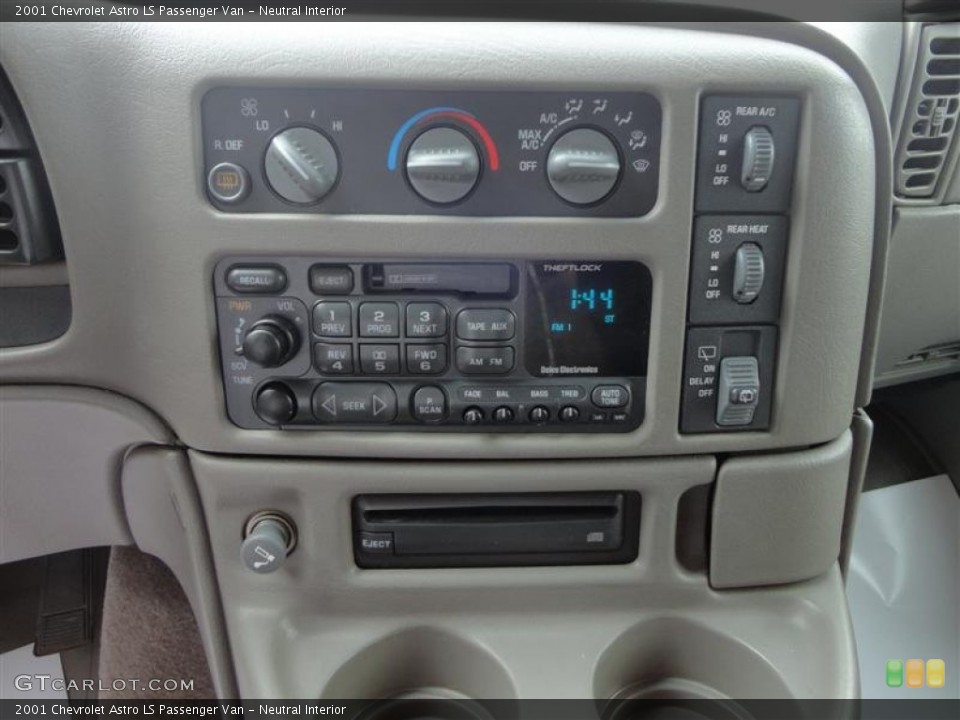 Neutral Interior Controls for the 2001 Chevrolet Astro LS Passenger Van #80980925