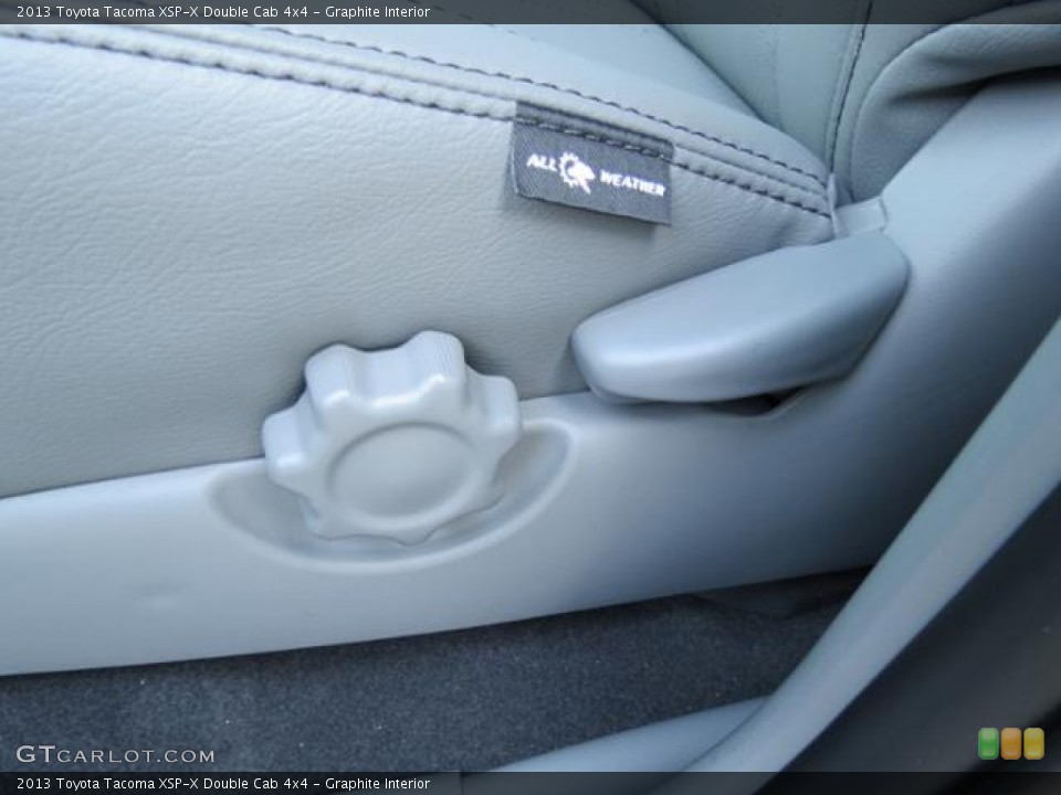 Graphite Interior Controls for the 2013 Toyota Tacoma XSP-X Double Cab 4x4 #80981532