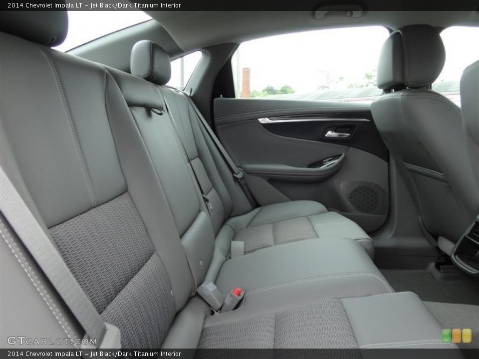 Jet Black/Dark Titanium Interior Rear Seat for the 2014 Chevrolet Impala LT #80981895