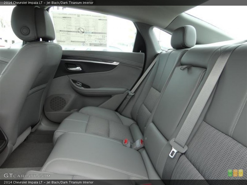 Jet Black/Dark Titanium Interior Rear Seat for the 2014 Chevrolet Impala LT #80981924