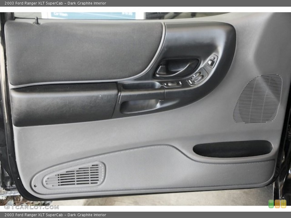 Dark Graphite Interior Door Panel for the 2003 Ford Ranger XLT SuperCab #80982641