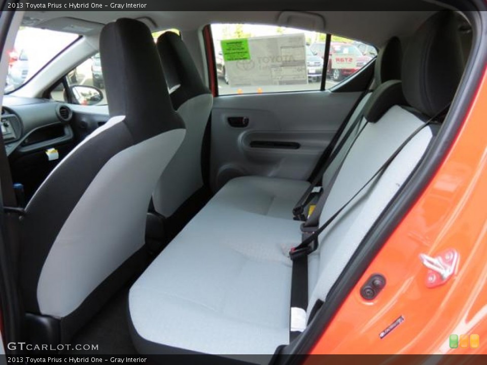 Gray Interior Rear Seat for the 2013 Toyota Prius c Hybrid One #80983607