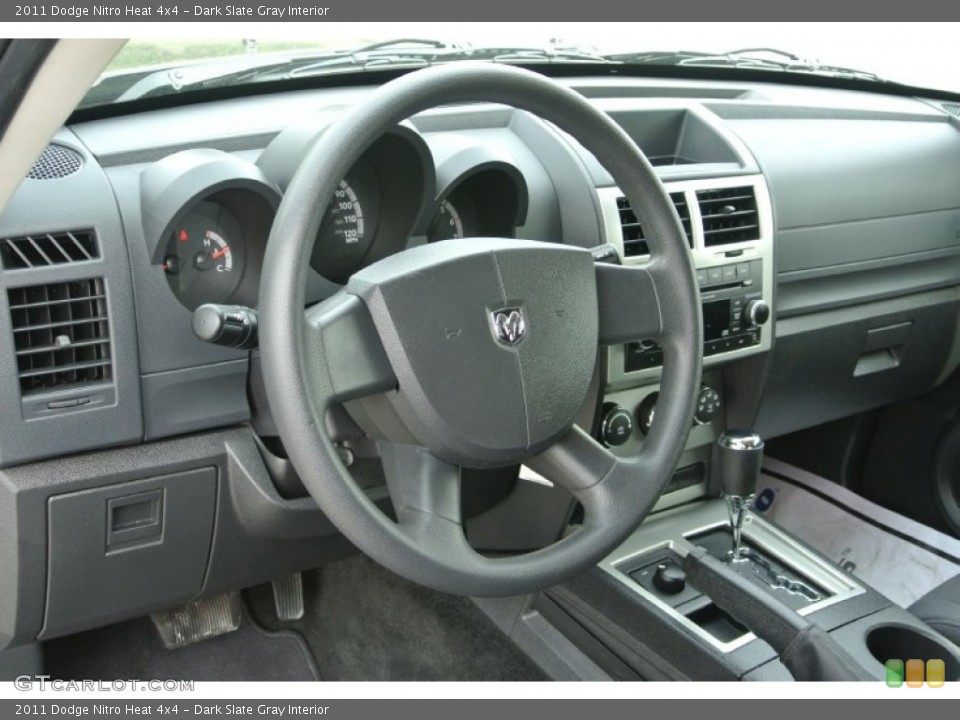 Dark Slate Gray Interior Steering Wheel for the 2011 Dodge Nitro Heat 4x4 #80983624
