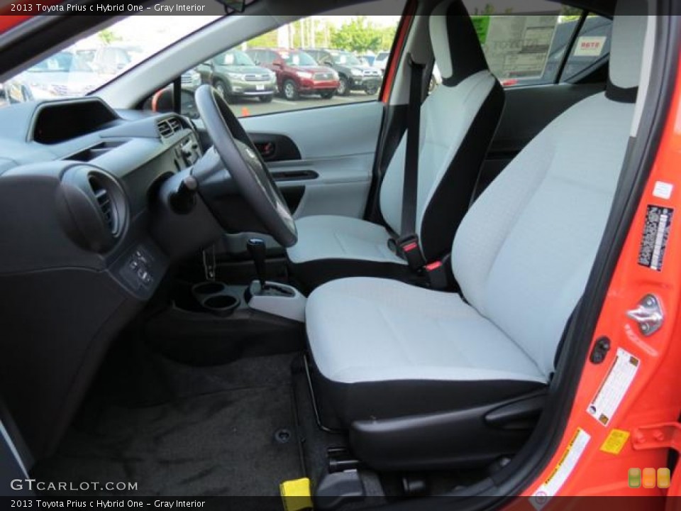 Gray Interior Photo for the 2013 Toyota Prius c Hybrid One #80983647