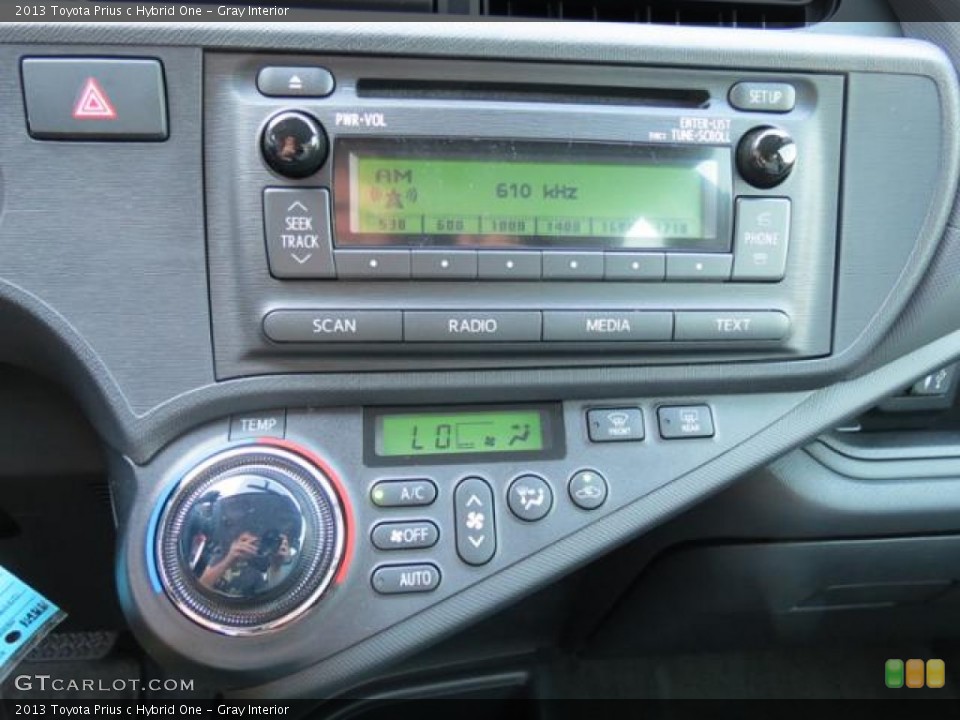 Gray Interior Audio System for the 2013 Toyota Prius c Hybrid One #80983755