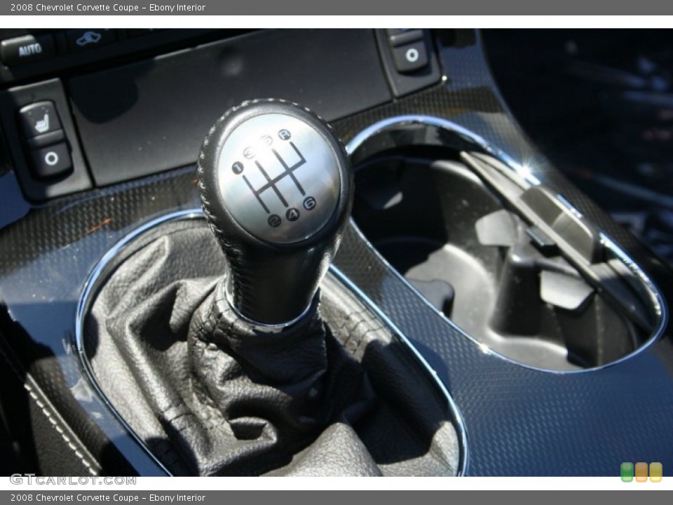 Ebony Interior Transmission for the 2008 Chevrolet Corvette Coupe #80983940