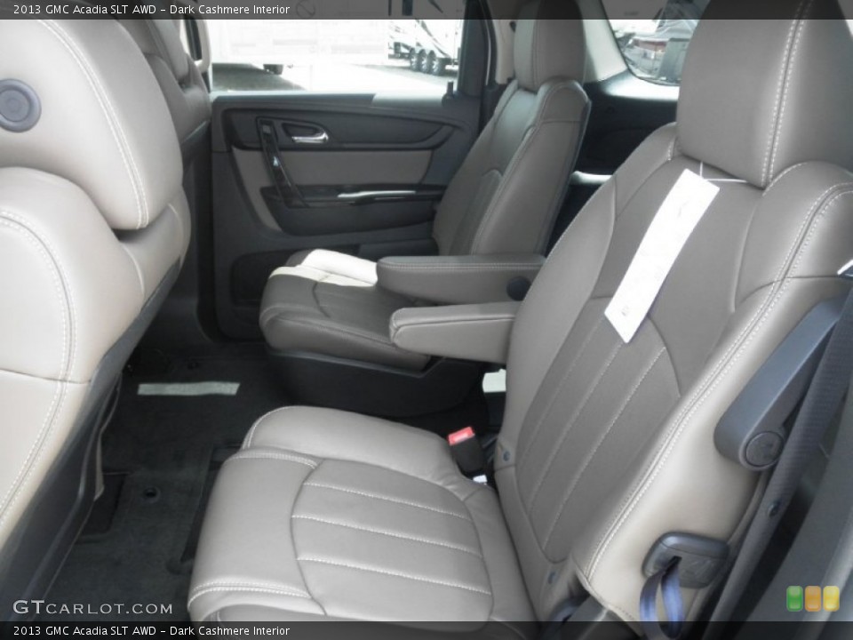 Dark Cashmere Interior Rear Seat for the 2013 GMC Acadia SLT AWD #80984987