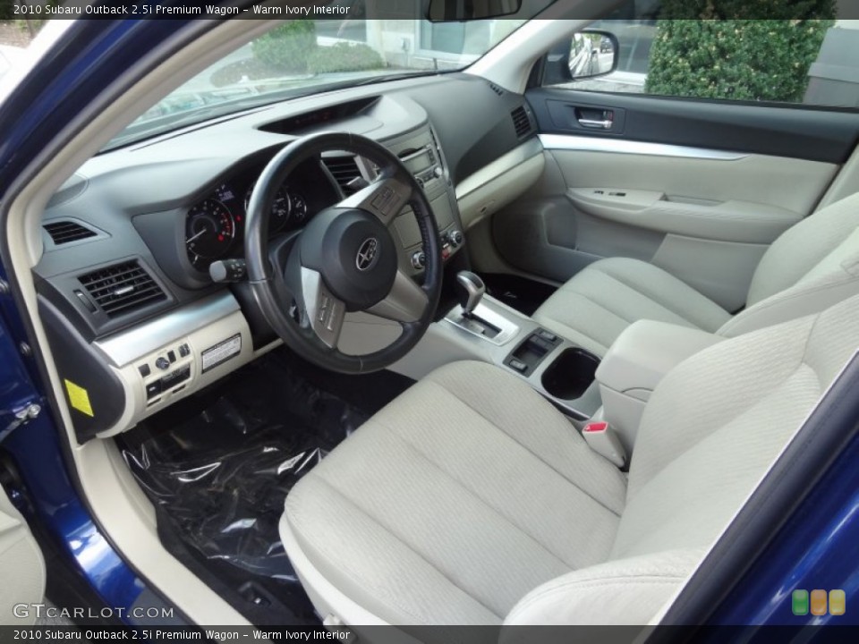 Warm Ivory Interior Photo for the 2010 Subaru Outback 2.5i Premium Wagon #80987417