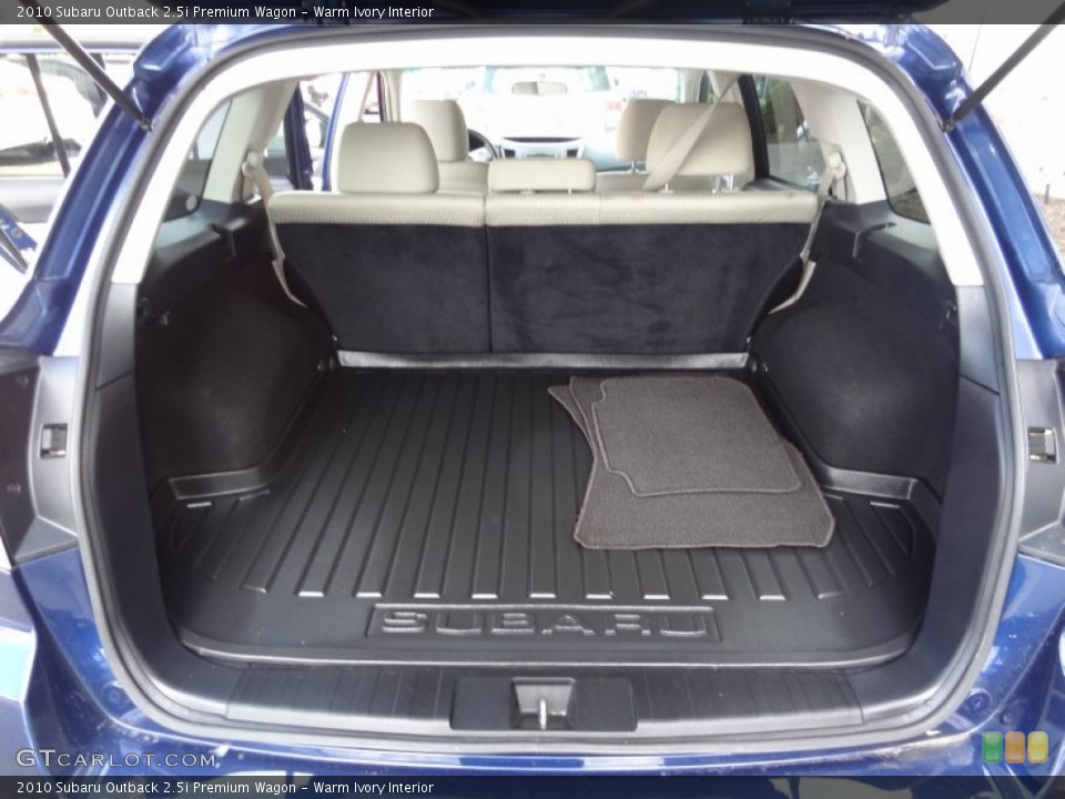 Warm Ivory Interior Trunk for the 2010 Subaru Outback 2.5i Premium Wagon #80987548