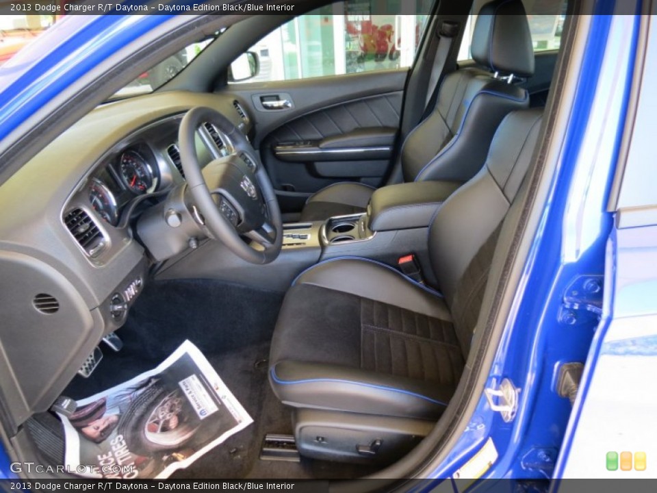 Daytona Edition Black/Blue Interior Photo for the 2013 Dodge Charger R/T Daytona #80987733