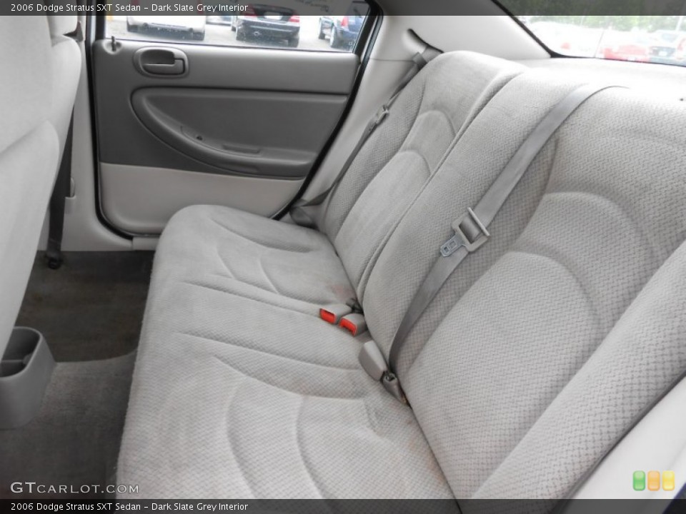 Dark Slate Grey Interior Rear Seat for the 2006 Dodge Stratus SXT Sedan #80990816