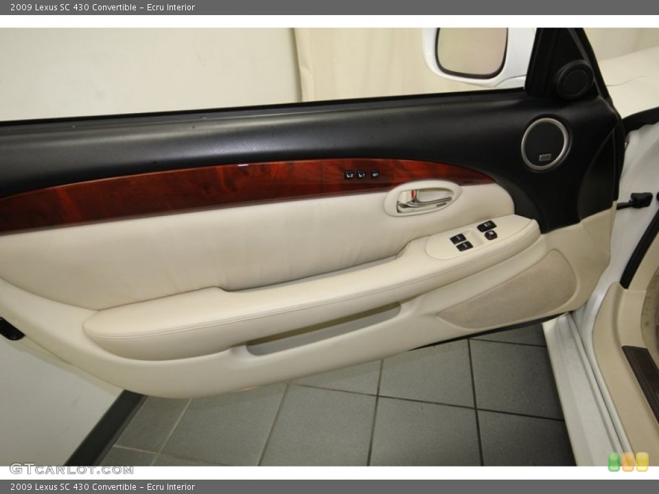 Ecru Interior Door Panel for the 2009 Lexus SC 430 Convertible #80991349