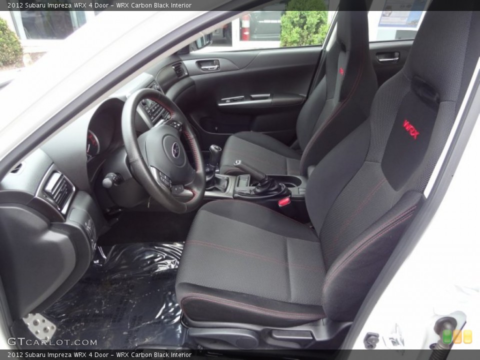 WRX Carbon Black Interior Photo for the 2012 Subaru Impreza WRX 4 Door #80991387