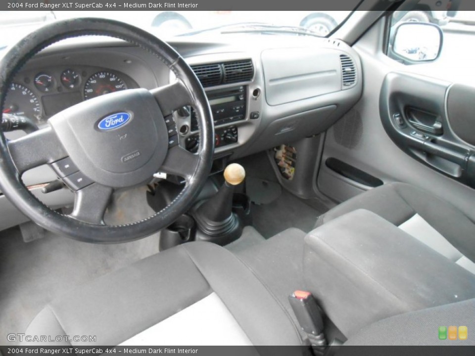 Medium Dark Flint Interior Prime Interior for the 2004 Ford Ranger XLT SuperCab 4x4 #80991455
