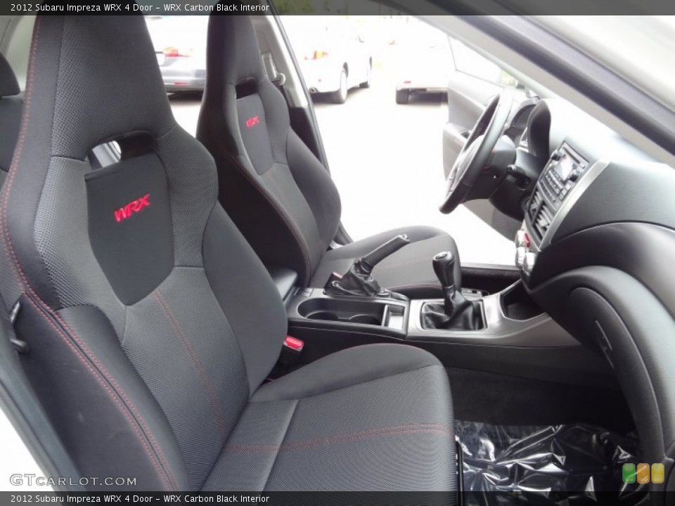 WRX Carbon Black Interior Front Seat for the 2012 Subaru Impreza WRX 4 Door #80991569