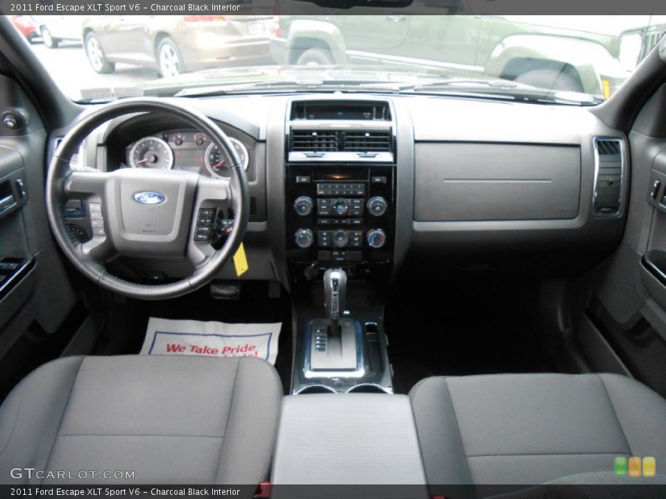 Charcoal Black Interior Dashboard for the 2011 Ford Escape XLT Sport V6 #80991687