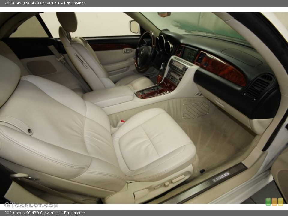 Ecru Interior Front Seat for the 2009 Lexus SC 430 Convertible #80991777