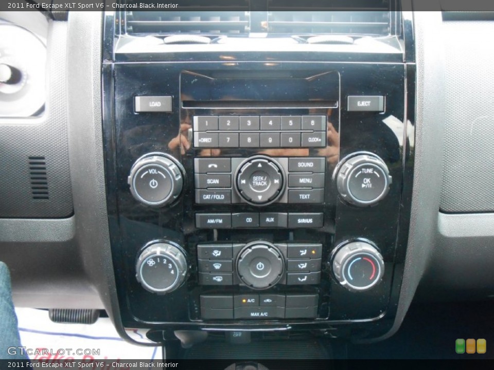 Charcoal Black Interior Controls for the 2011 Ford Escape XLT Sport V6 #80991806
