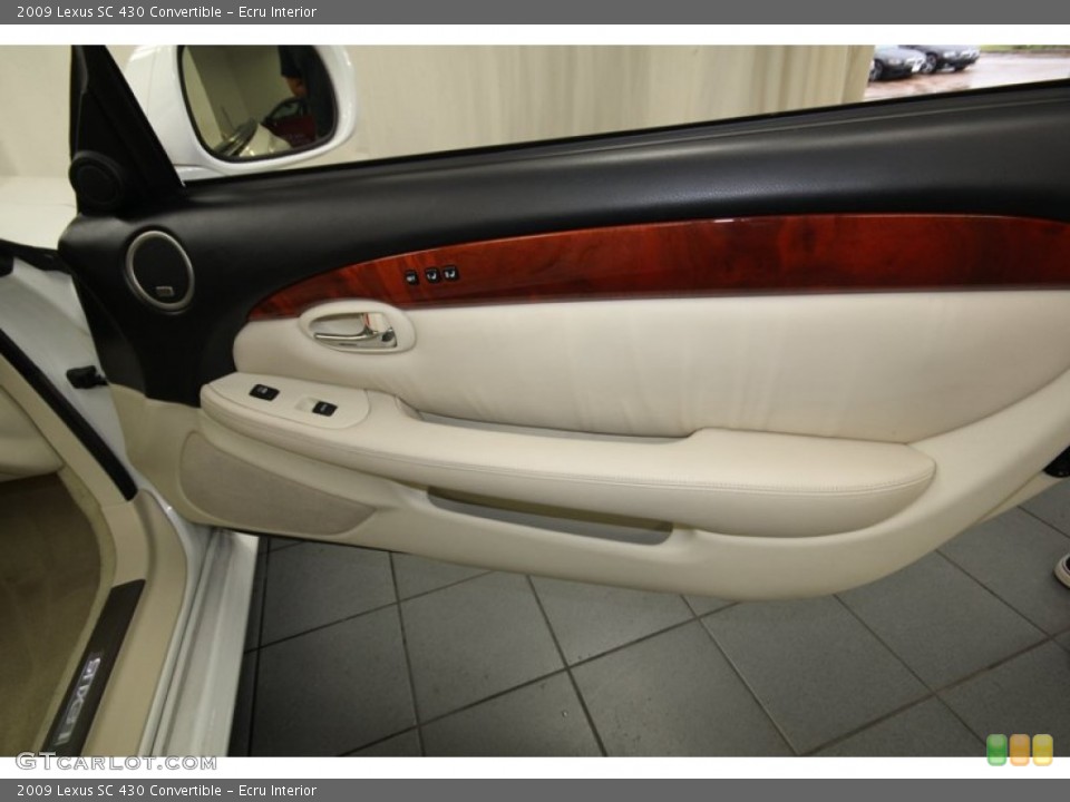Ecru Interior Door Panel for the 2009 Lexus SC 430 Convertible #80991818