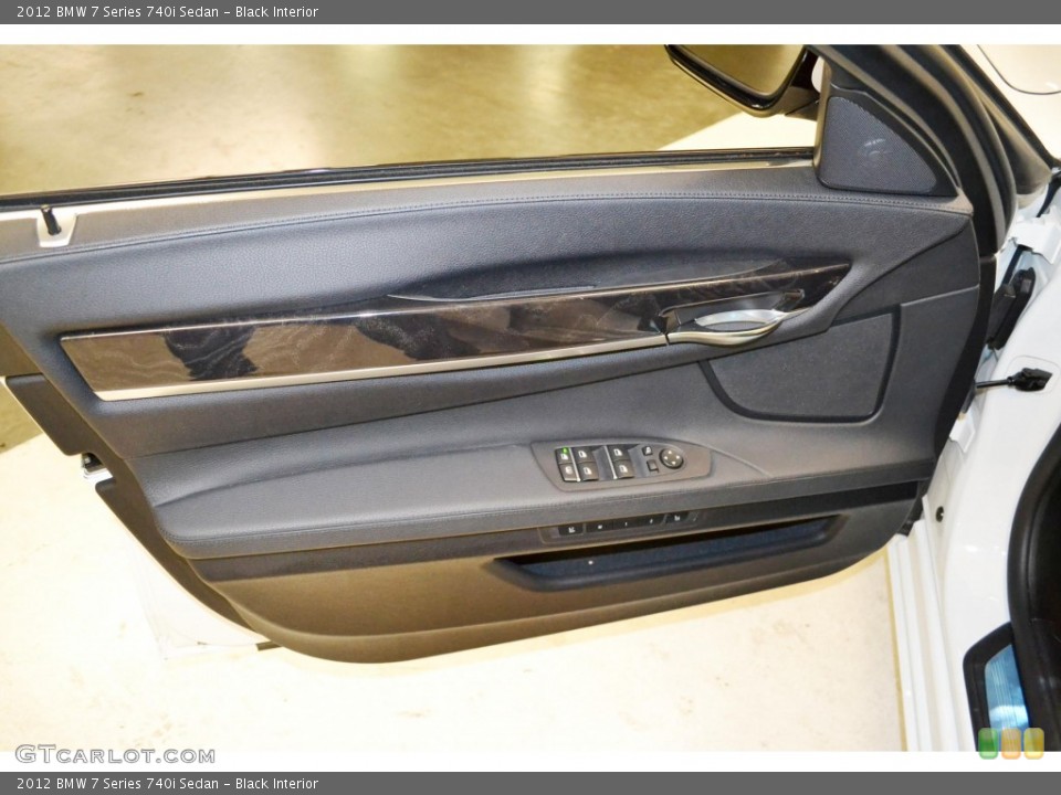 Black Interior Door Panel for the 2012 BMW 7 Series 740i Sedan #80991937