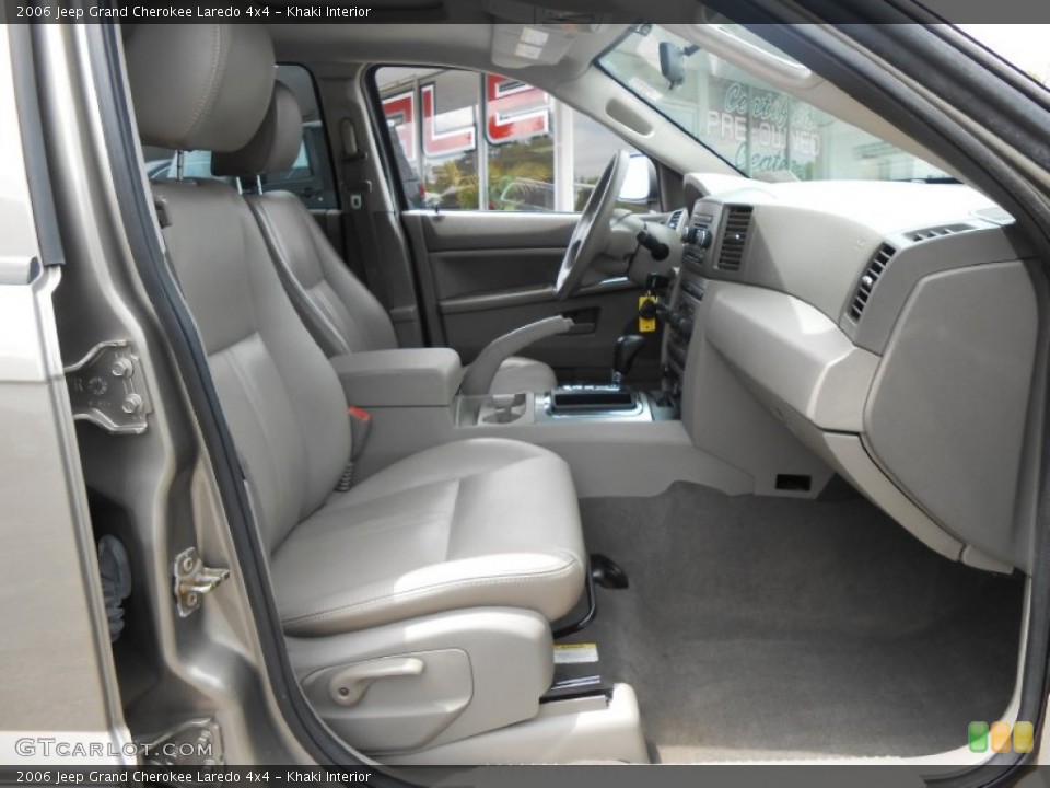 Khaki Interior Front Seat for the 2006 Jeep Grand Cherokee Laredo 4x4 #80992744