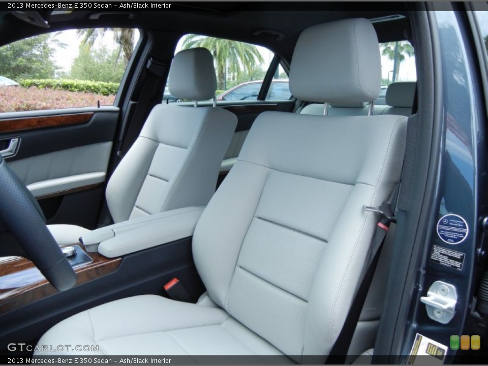 Ash/Black 2013 Mercedes-Benz E Interiors