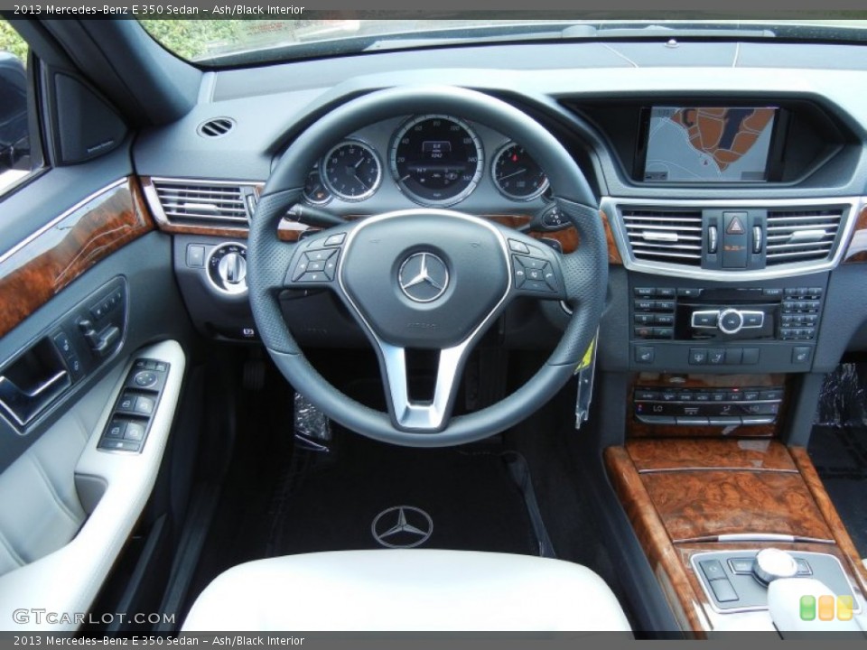 Ash/Black Interior Steering Wheel for the 2013 Mercedes-Benz E 350 Sedan #80993021