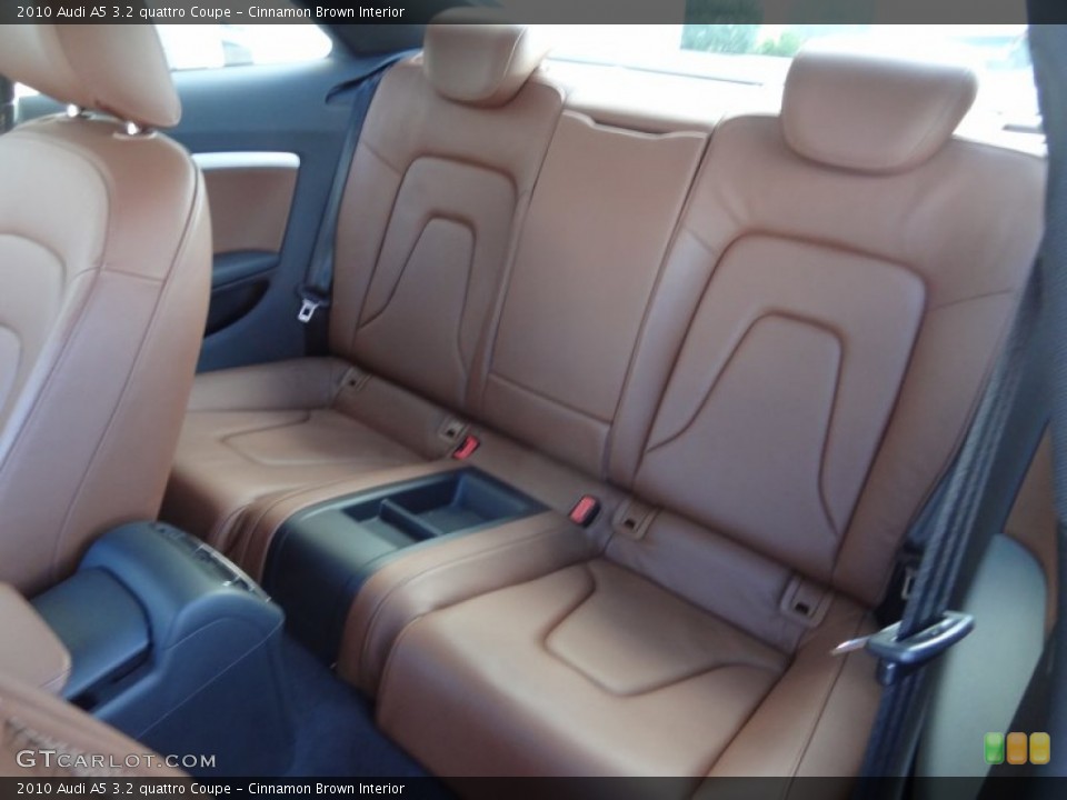 Cinnamon Brown Interior Rear Seat for the 2010 Audi A5 3.2 quattro Coupe #80993237