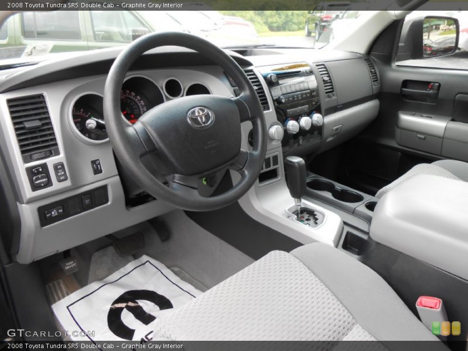 Graphite Gray Interior Photo for the 2008 Toyota Tundra SR5 Double Cab #80993261