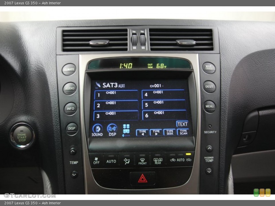 Ash Interior Controls for the 2007 Lexus GS 350 #80993522