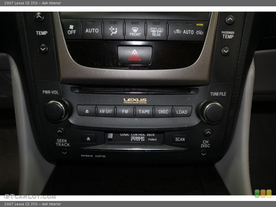 Ash Interior Controls for the 2007 Lexus GS 350 #80993540