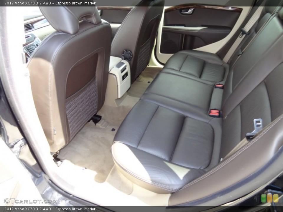 Espresso Brown Interior Rear Seat for the 2012 Volvo XC70 3.2 AWD #80994363