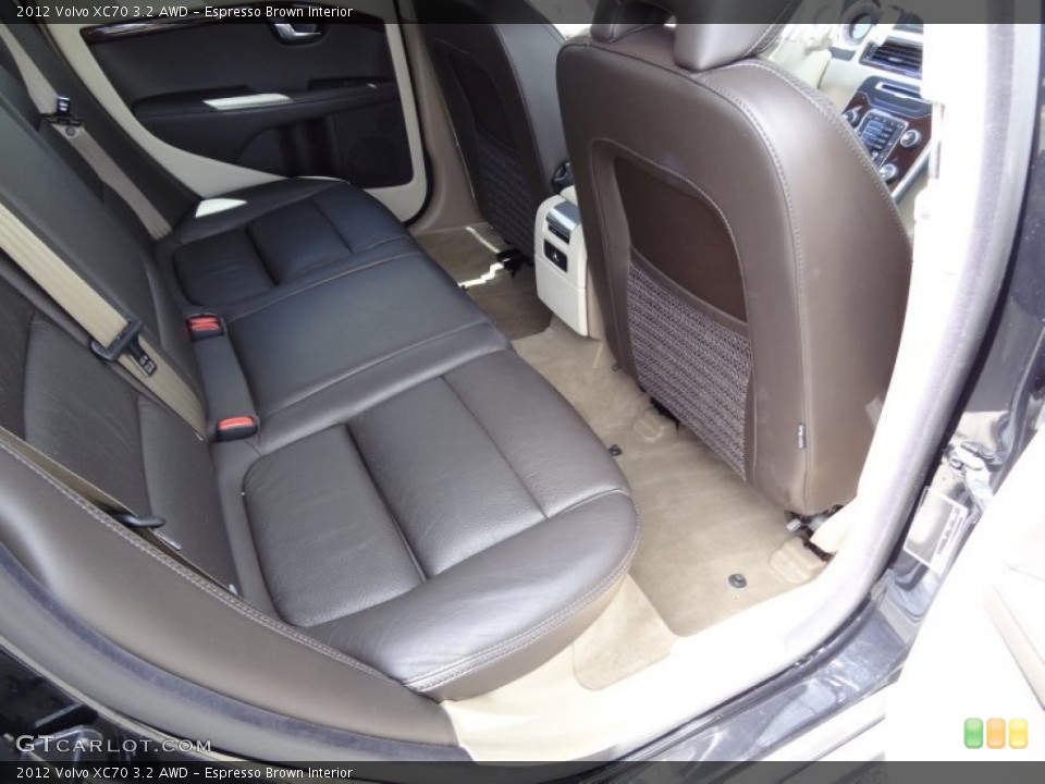 Espresso Brown Interior Rear Seat for the 2012 Volvo XC70 3.2 AWD #80994389