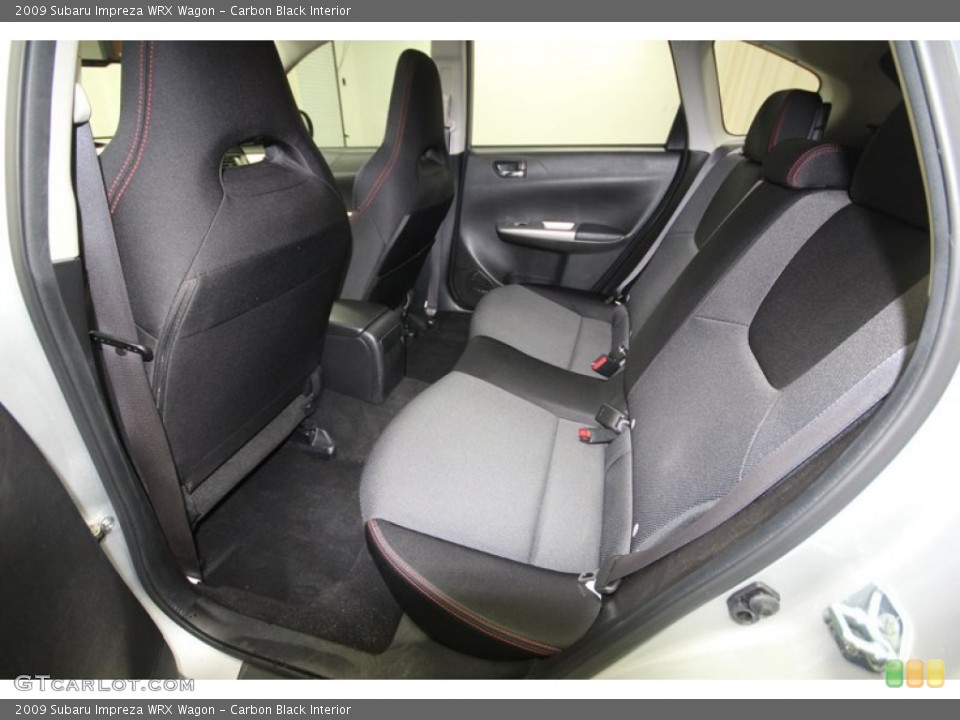 Carbon Black Interior Rear Seat for the 2009 Subaru Impreza WRX Wagon #80995409