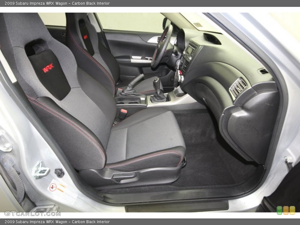 Carbon Black Interior Front Seat for the 2009 Subaru Impreza WRX Wagon #80995522