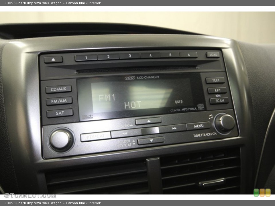 Carbon Black Interior Audio System for the 2009 Subaru Impreza WRX Wagon #80995613